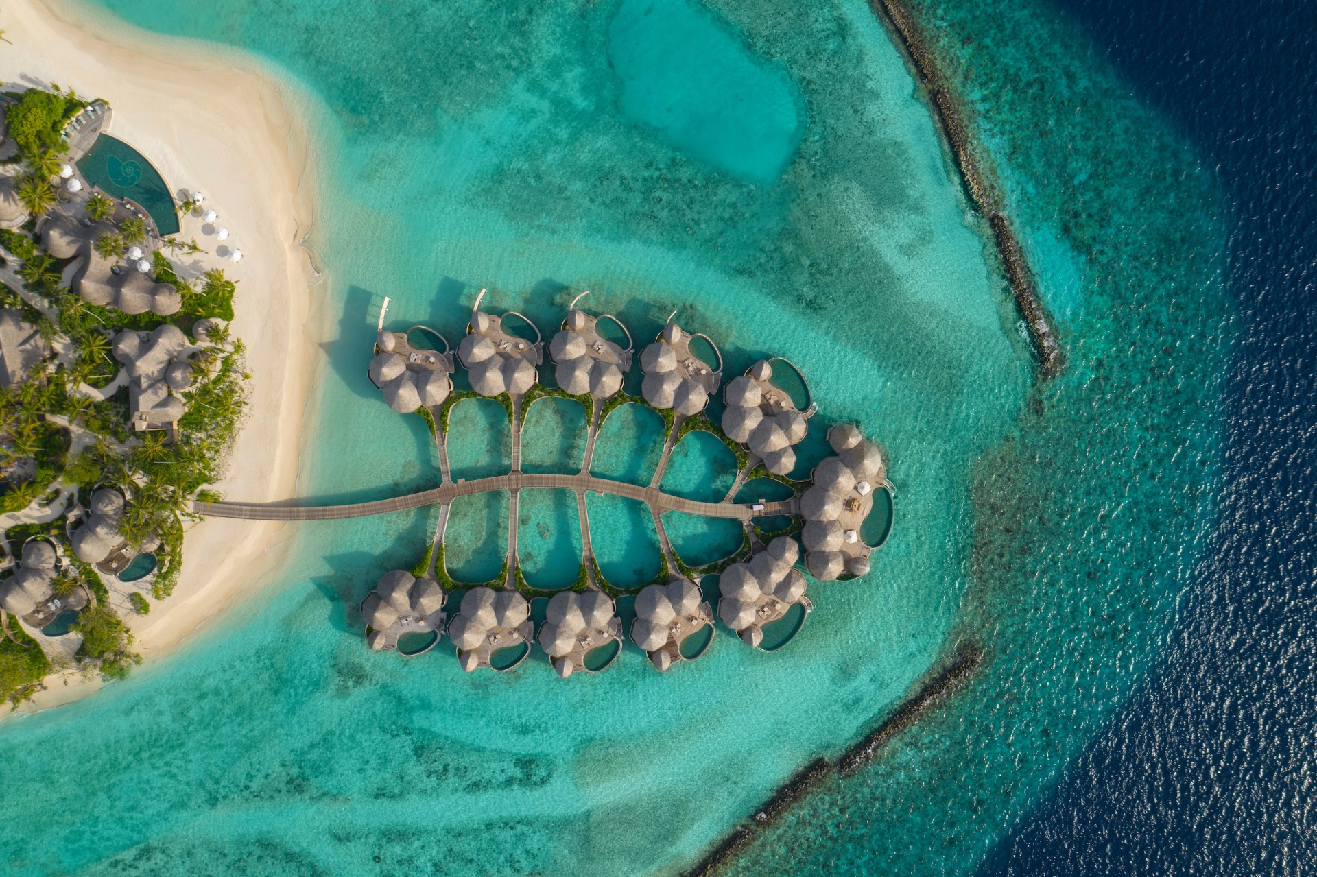 Wasservillen des The Nautilus Maldives