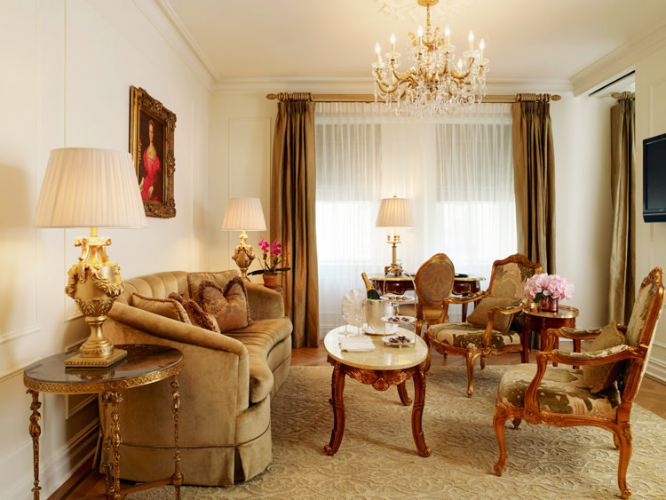 Junior Suite Wohnzimmer des The Plaza New York