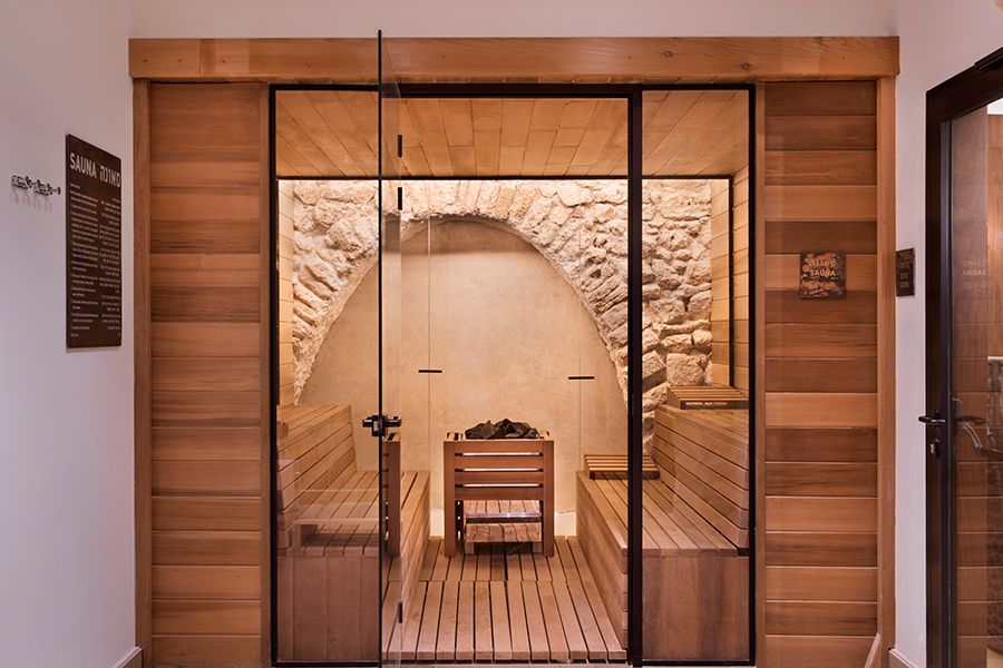 Sauna im Spabereich