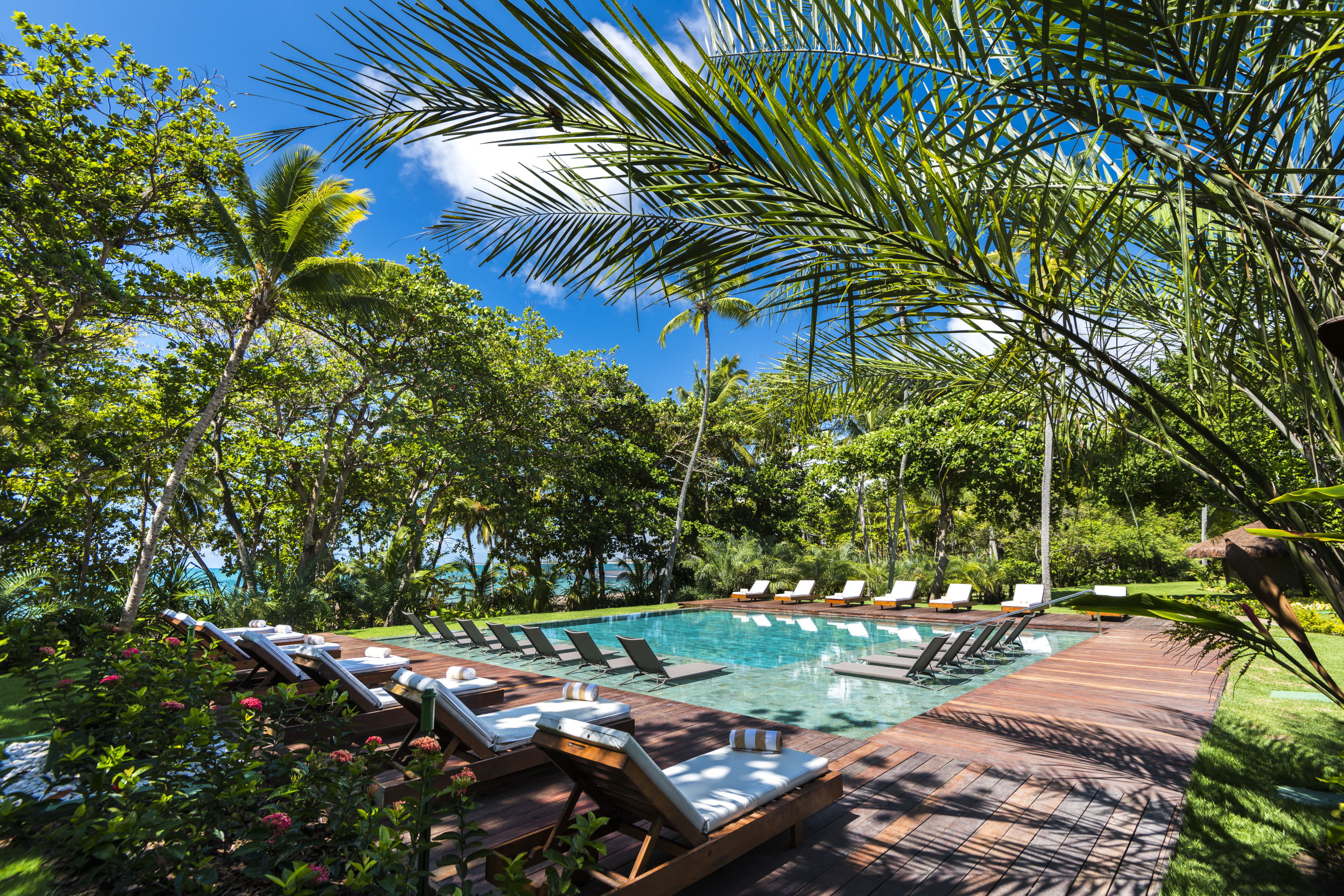 Outdoor-Pool des Spa