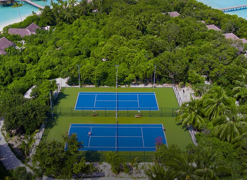 Tennisplätze des Vakkaru Maldives