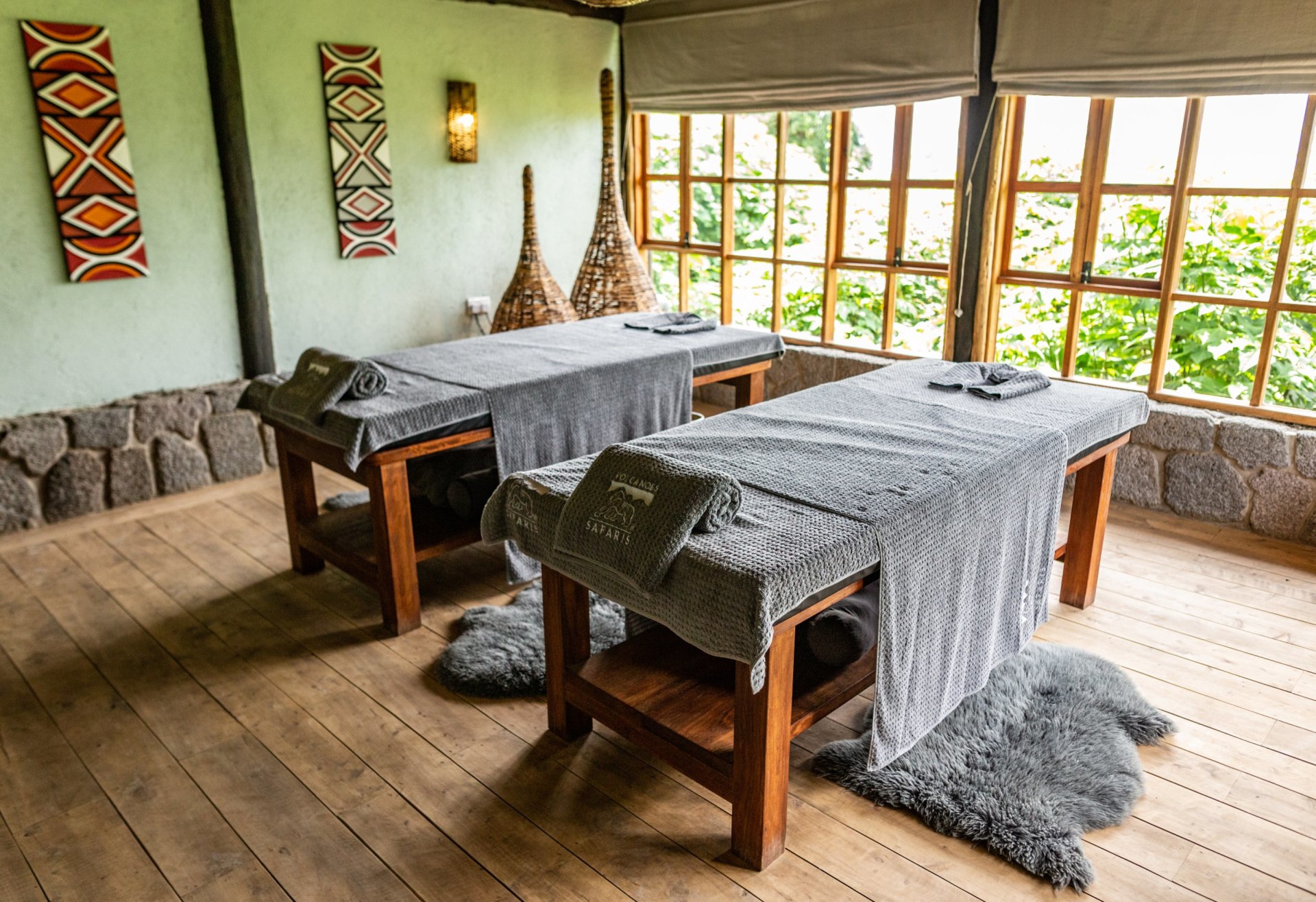 Spa Bereich der Virunga Lodge