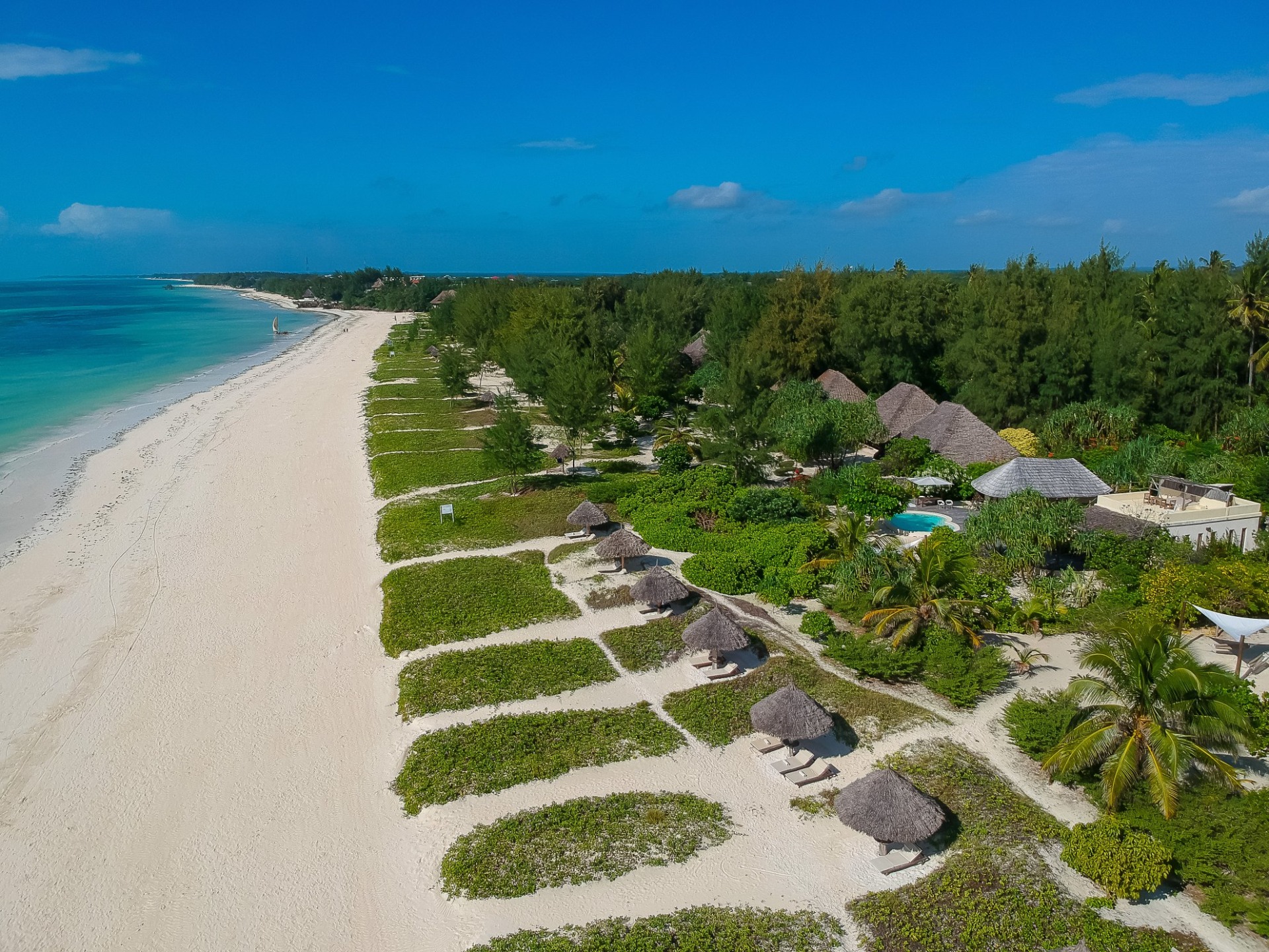 Lage des White Sands Zanzibar