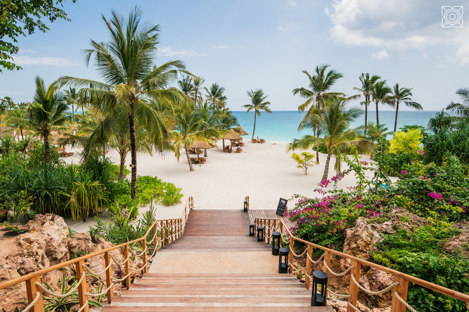 Treppe zum Strand