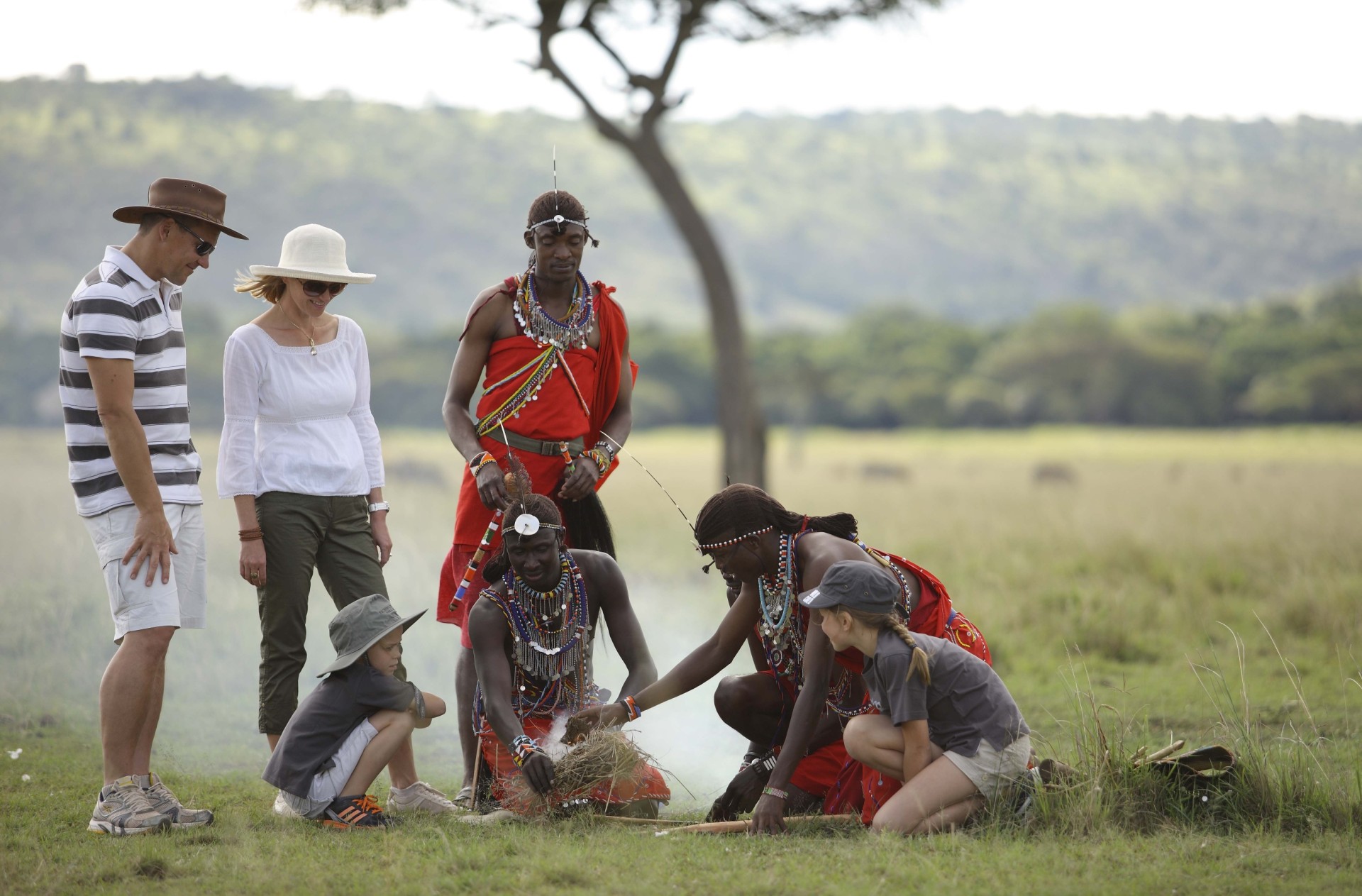 Kinder auf Spurensuche in der Masai Mara