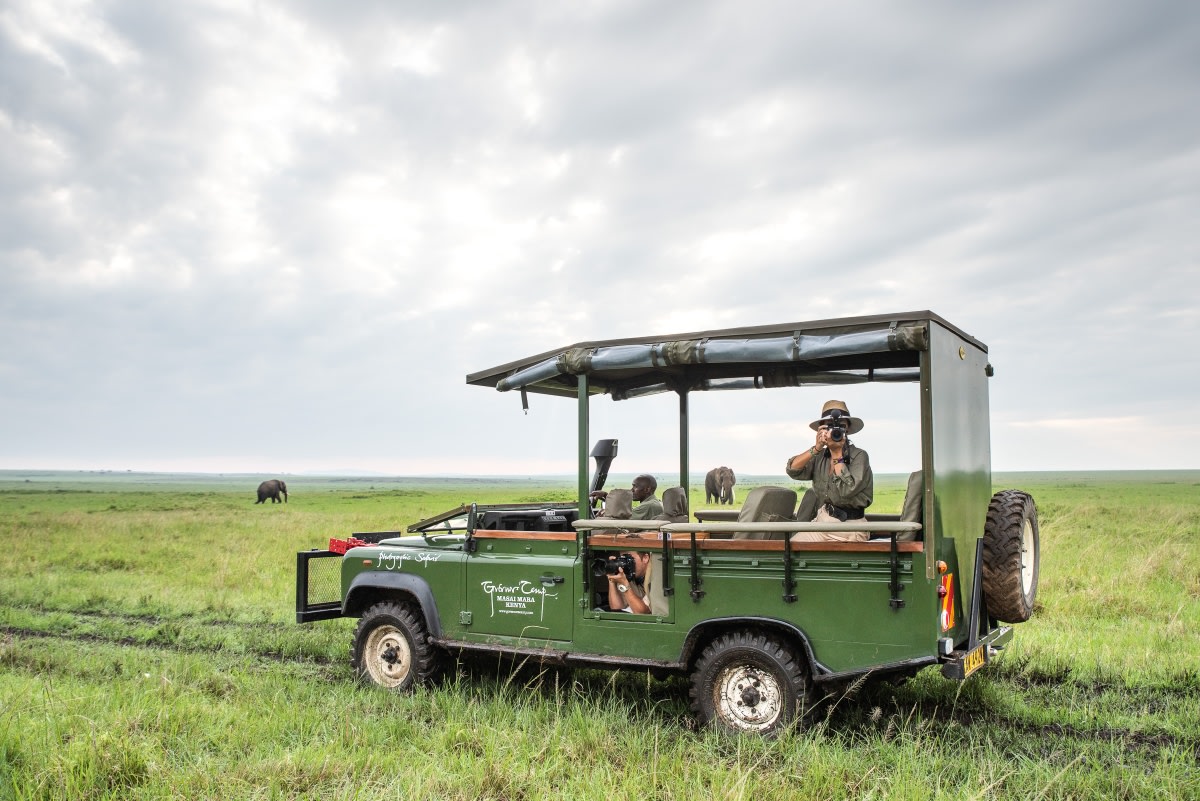 Pirschfahrt in der Masai Mara