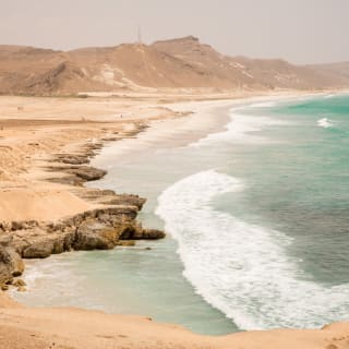 The coast of Oman