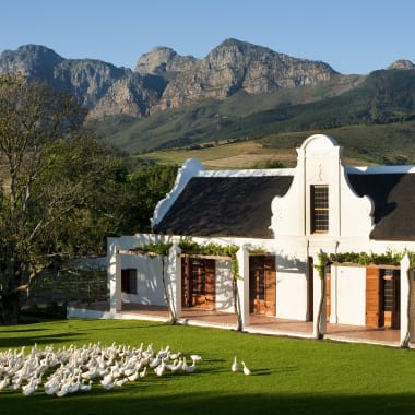 Babylonstoren Farmhaus mit Enten