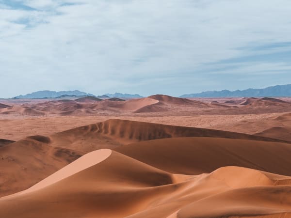 Desert landscape of the Namib Desert