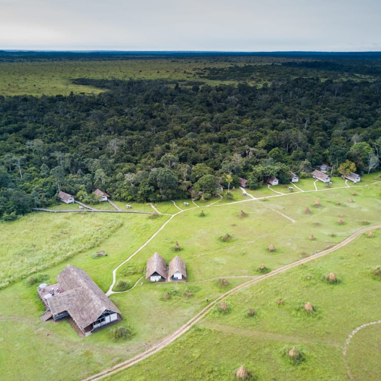 Lage des Mboko Camps von oben