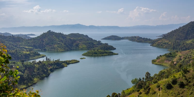 Ausblick auf den Lake Kivu