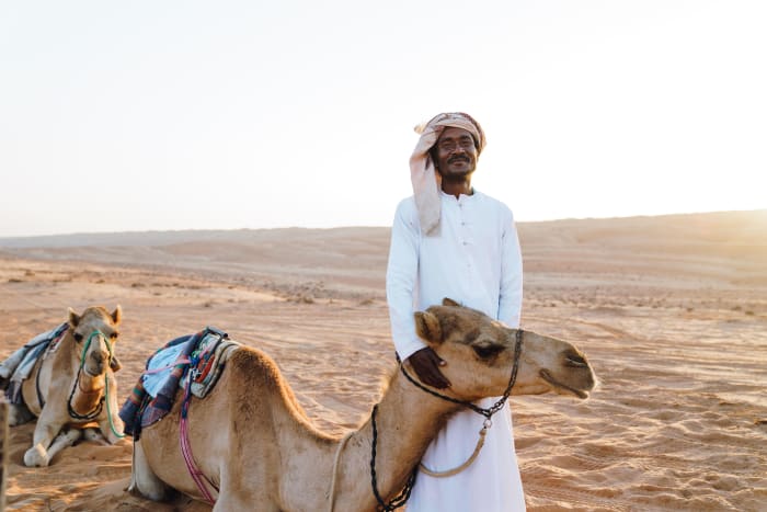 Camel Guide with Camels
