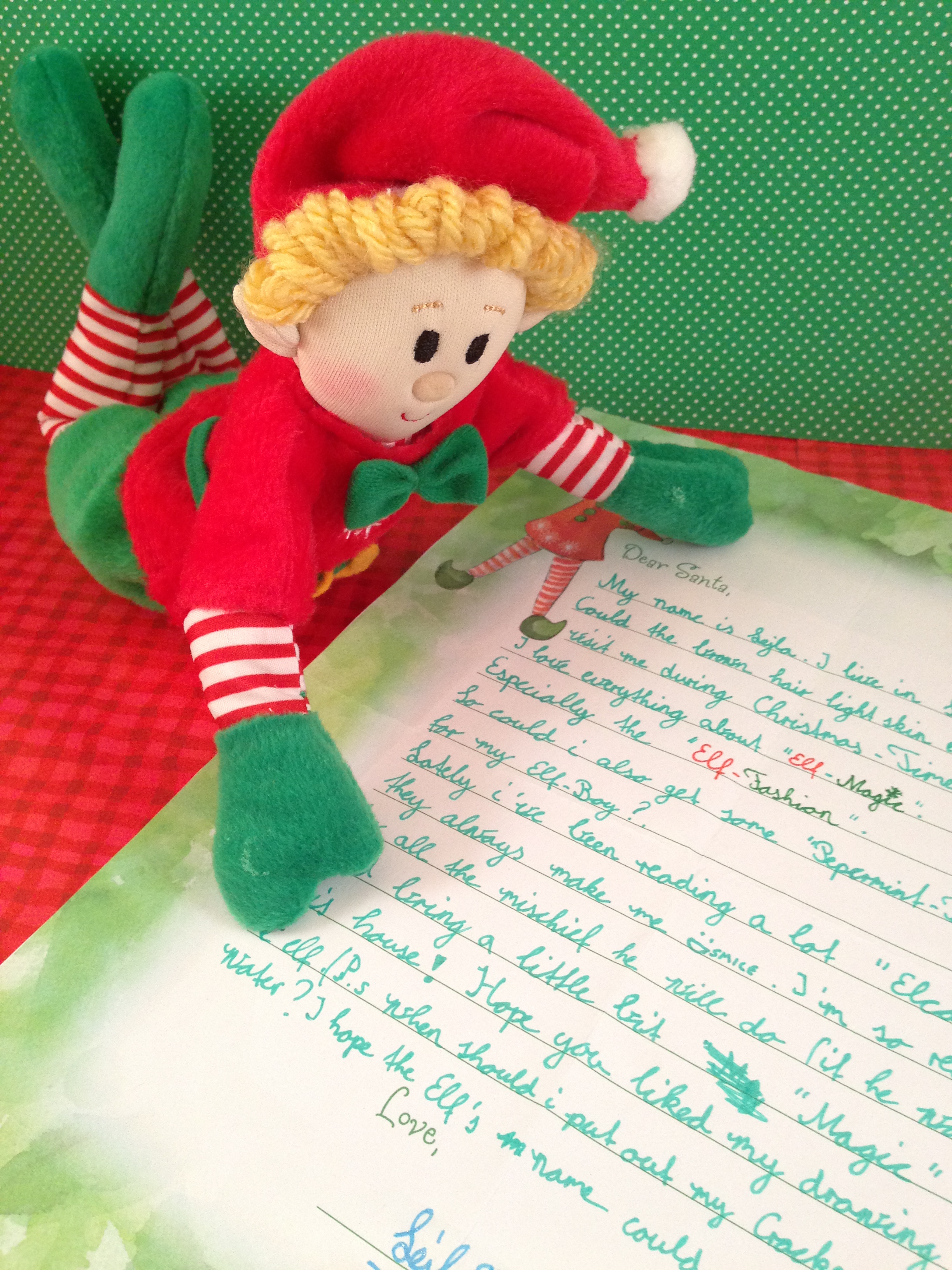 Dear Santa Letter - Elf Ideas From The Elf Magic Elves