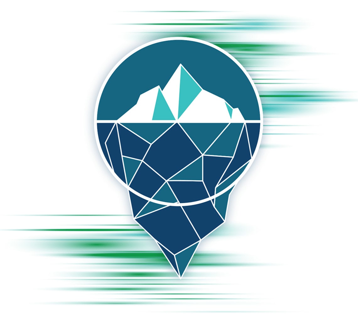 Illustration highlighting Apache Iceberg's logo
