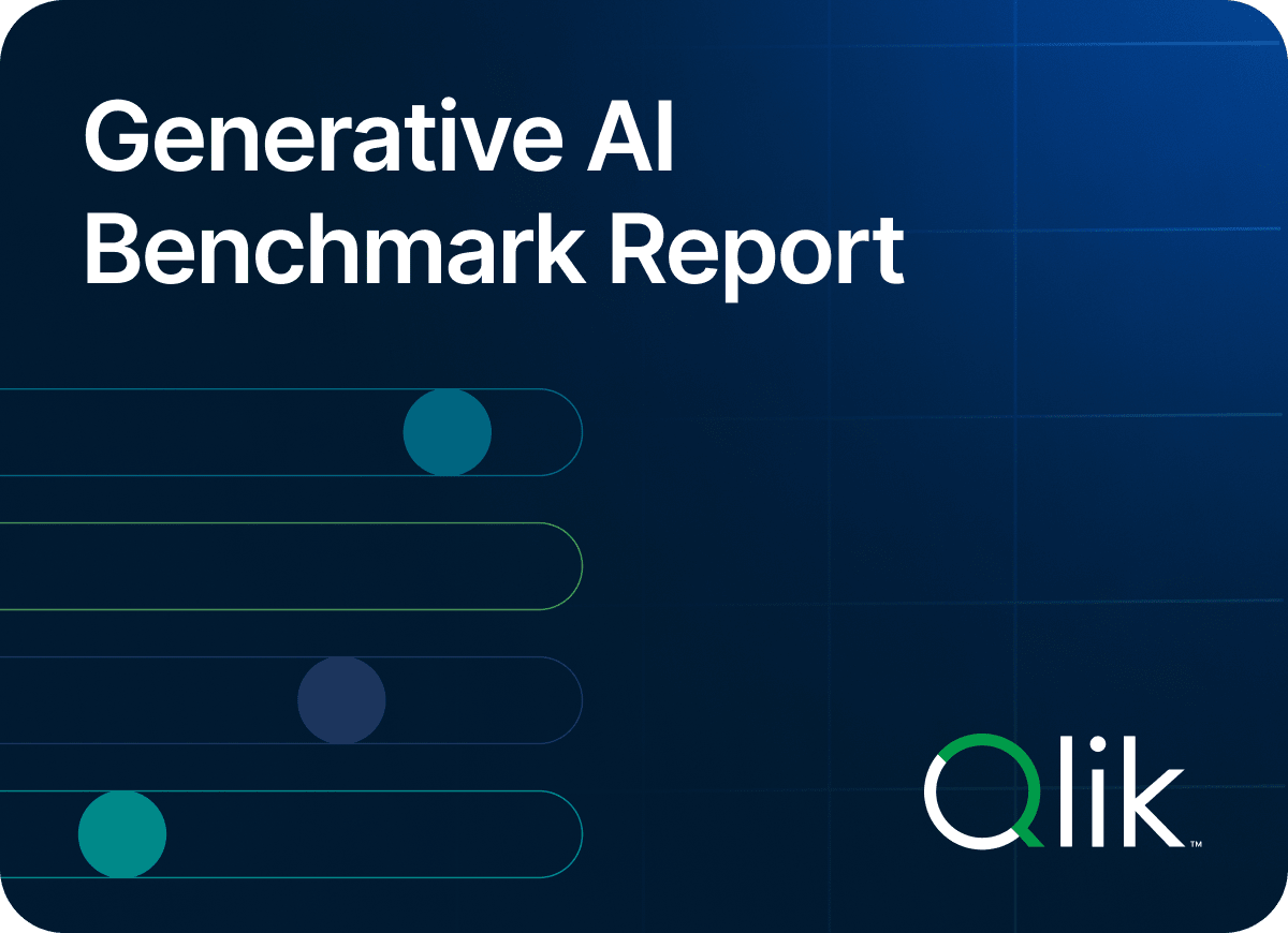 Text that reads Generative AI Benchmark Report