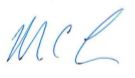 Signature of Deborah C. Lofton, Chief Legal Officer and Corporate Secretary