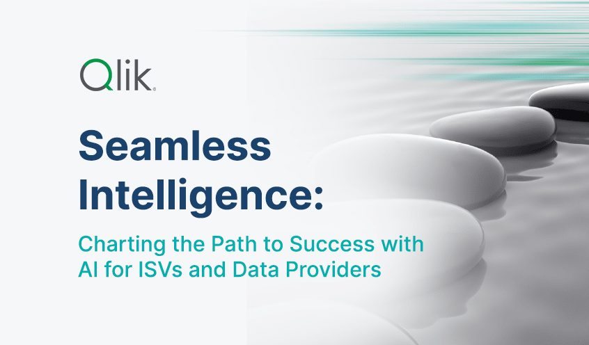 Qlik infographic - Charting AI Success for ISVs & Data Providers