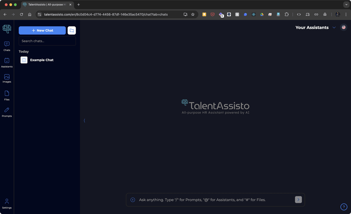 TalentAssisto | User Interface