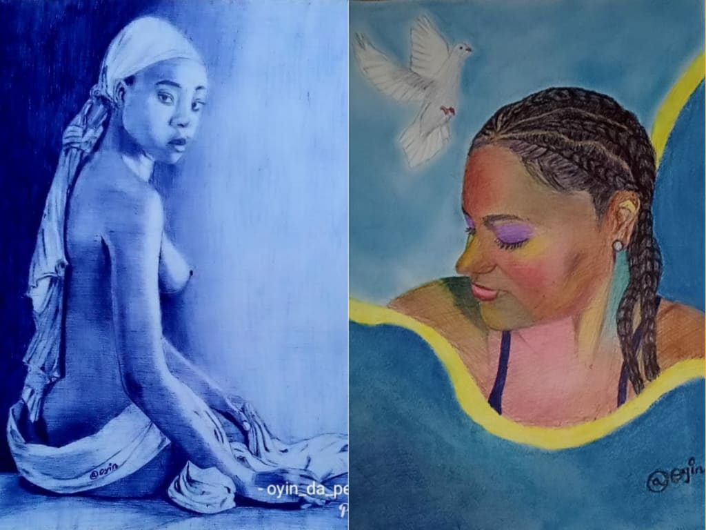 I promote body positivity with my artworks