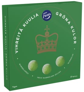 Fazer Green Jellies Box 500 g