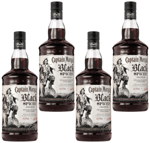 Captain Morgan Black Spiced 4x100 cl