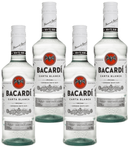 Bacardi Carta Blanca PET 4x50 cl