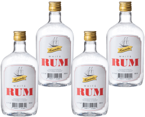 Komandor White Rum 4x50 cl