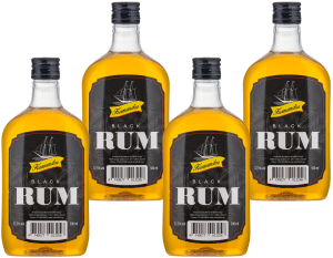 Komandor Dark Rum 4x50 cl