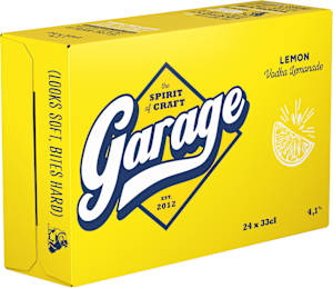 Garage Vodka Lemonade 24x33 cl