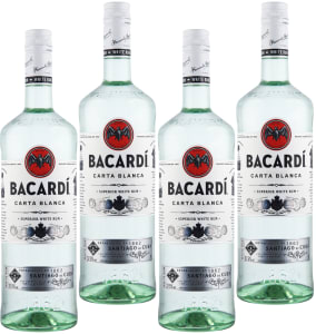Bacardi Carta Blanca 4x100 cl