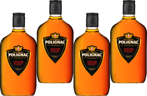Polignac Cognac VSOP Pet 4x50 cl