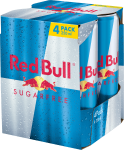Red Bull Sugarfree 4-Pack 4x25 cl