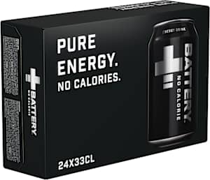 Battery 0% No Calorie 24x33 cl