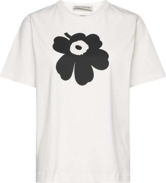 marimekko Tシャツ　S Marimekko - T-Shirt Off-White, Black