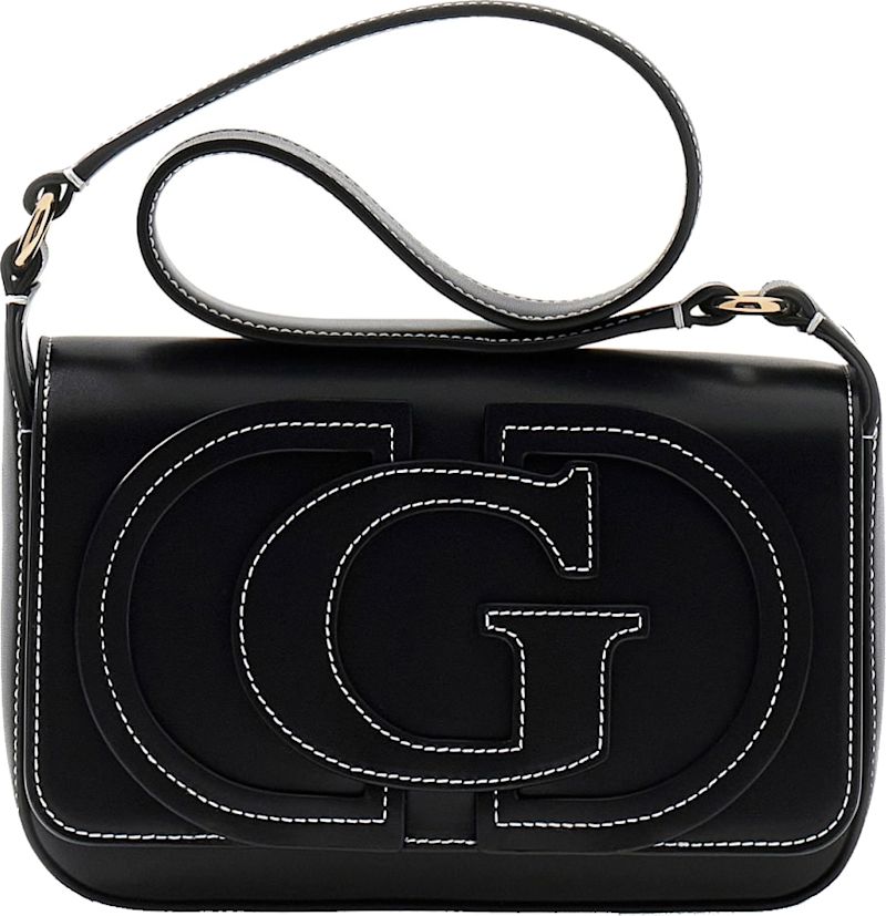 Guess - Ruby Flap Shoulder Bag Black