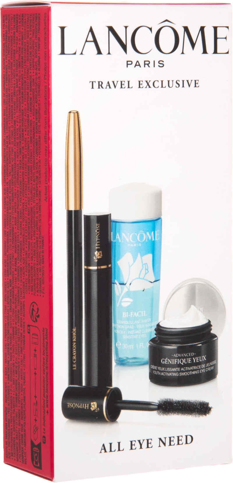LANCOME メイクアップトライアルセット Lancôme - All Eye Need It Set: Hypnose Mascara + Genifique