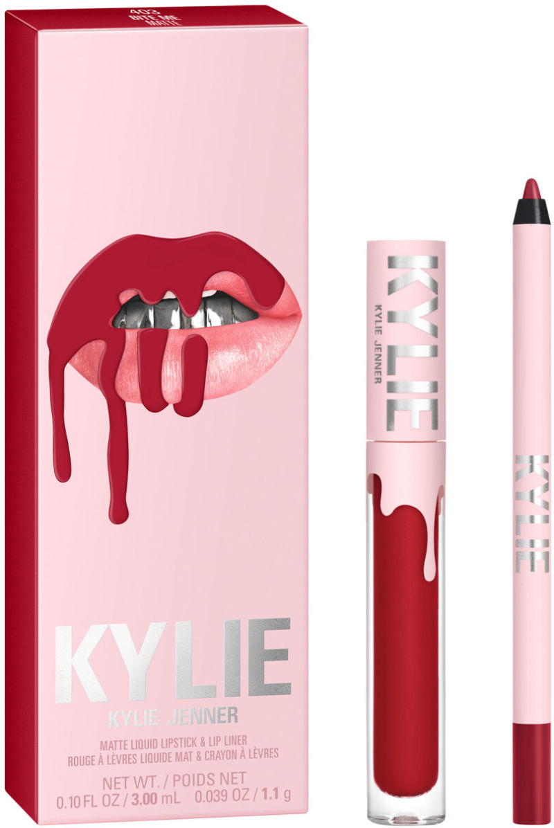 Kylie - Lip Kit: Matte Liquid Lipstick + Lip Liner 403 Bite Me 3+1