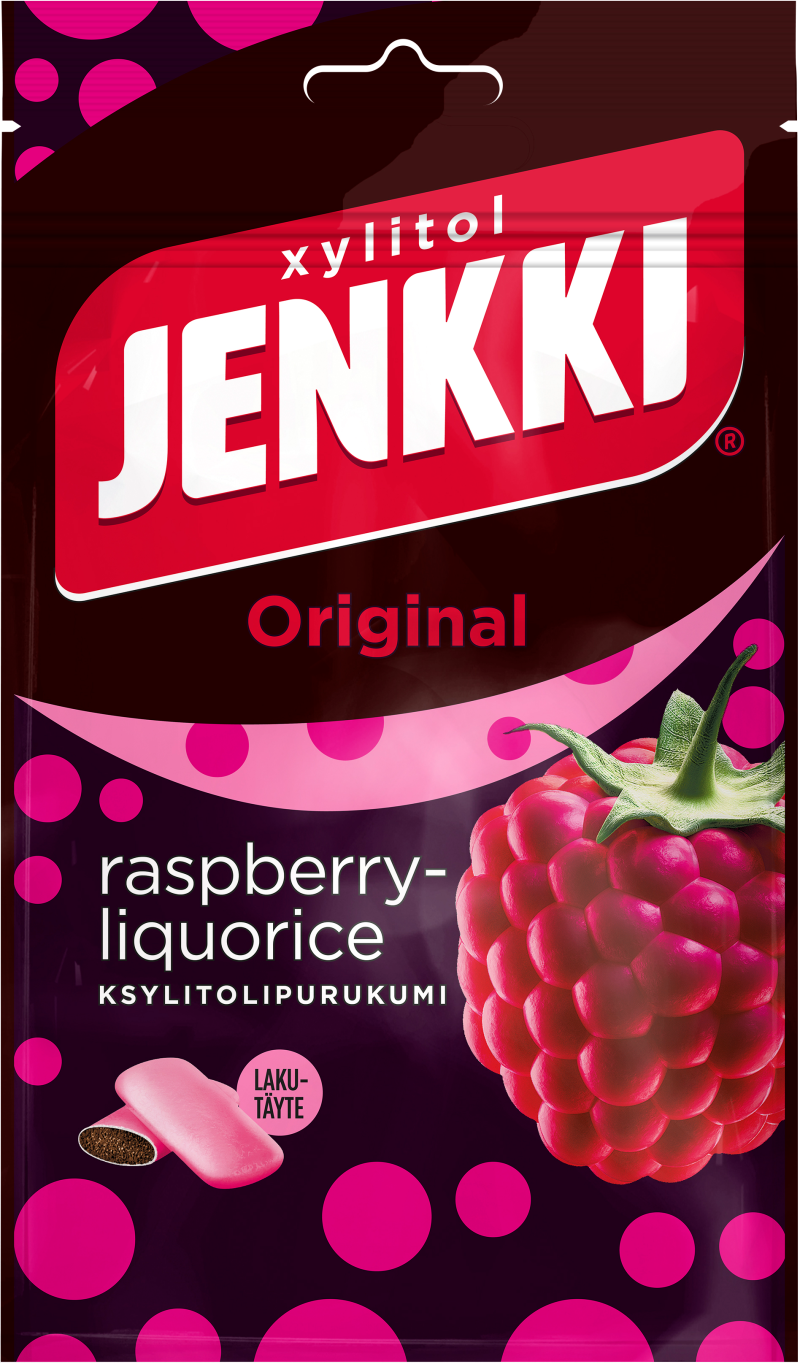 Jenkki - Raspberry Liquorice 100 g