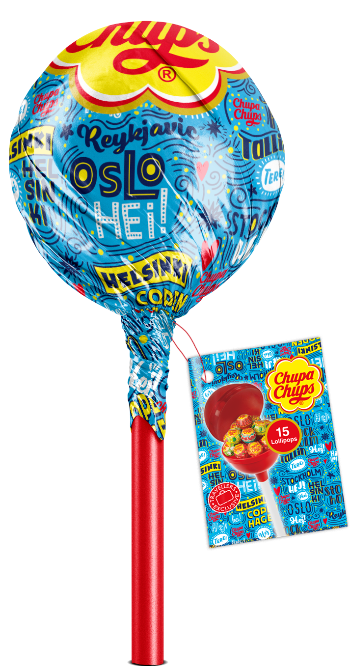Chupa Chups - Mega Lollipop Nordic Edition 180 g