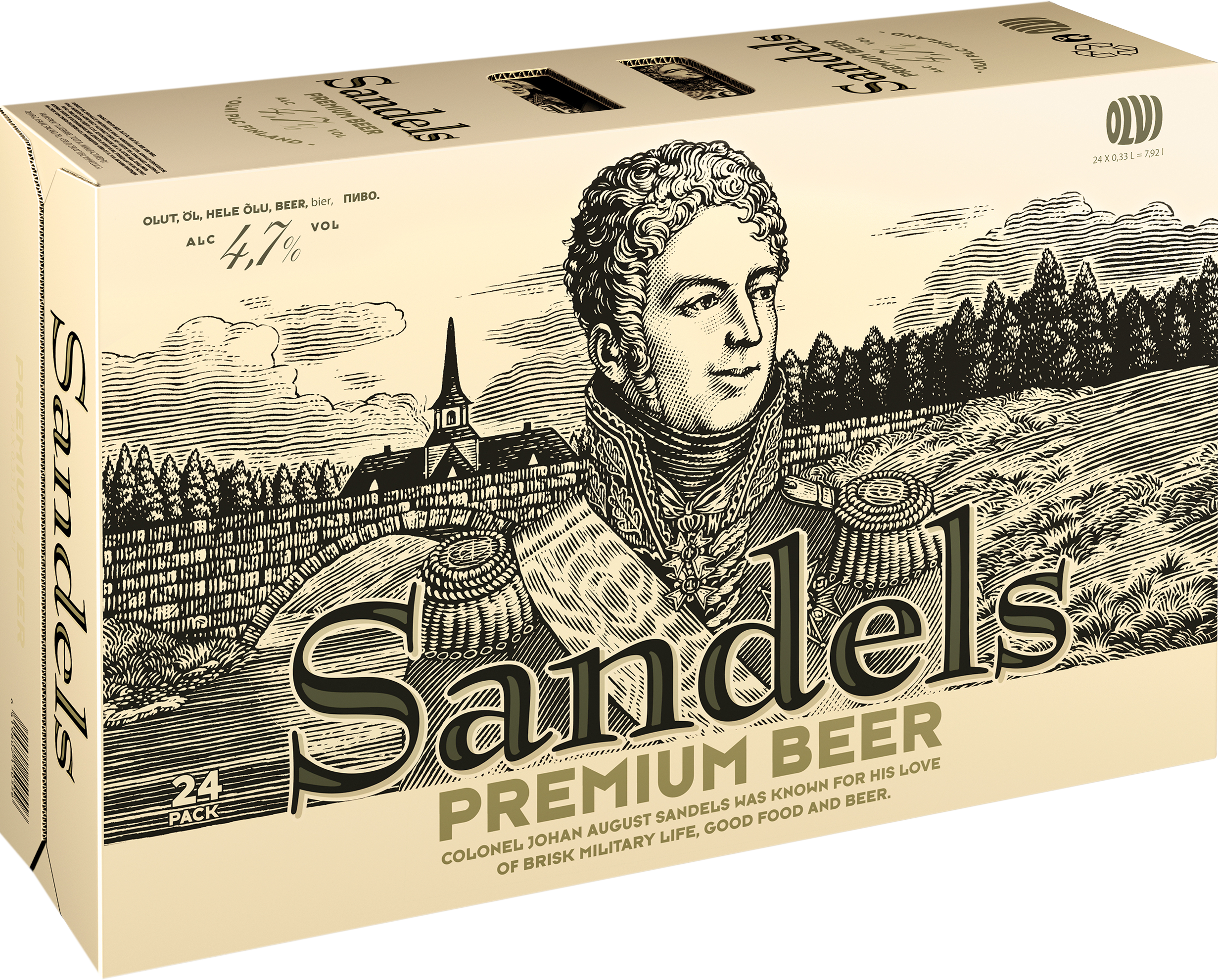 Sandels Export 24x33 cl