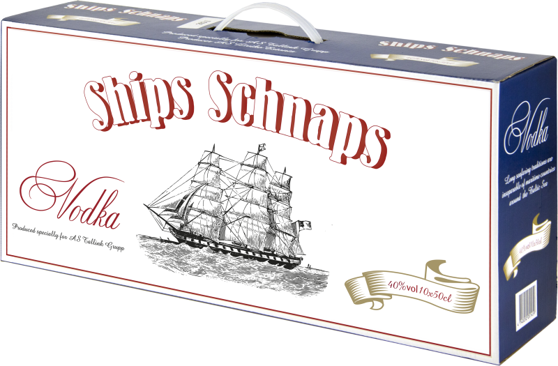 Ships Schnaps - 10x50 cl 40% vol