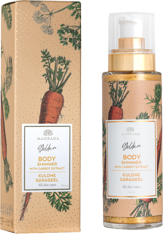 Magrada - Golden Body Shimmer with Carrot Extract 100 ml