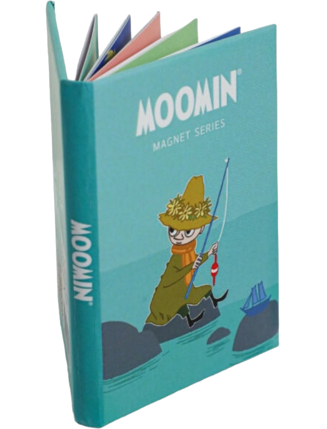 Moomin - Book Magnet Pink 7,8 x 5,7 x 0,8 cm