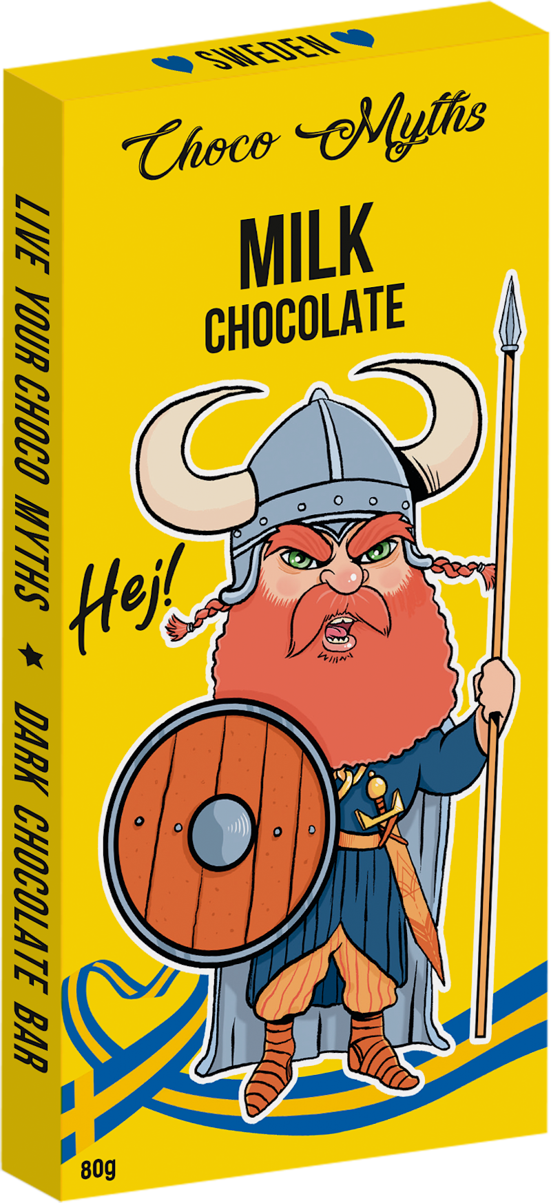 Choco Myths - Milk Chocolate Bar Viking 80 g
