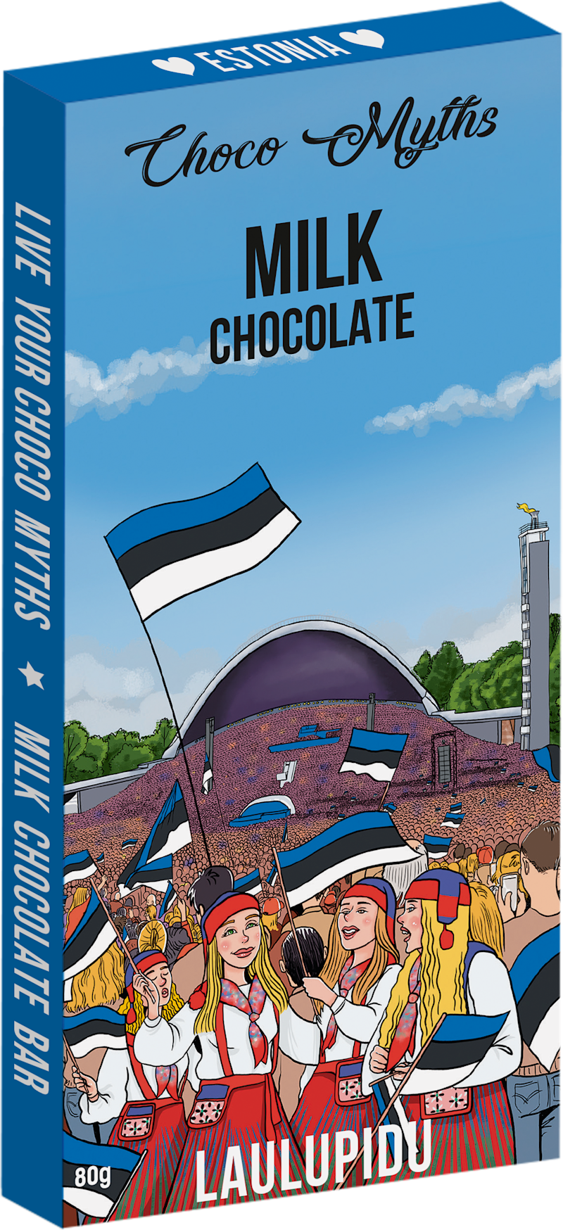 Choco Myths - Milk Chocolate Bar Song Festival 80 g