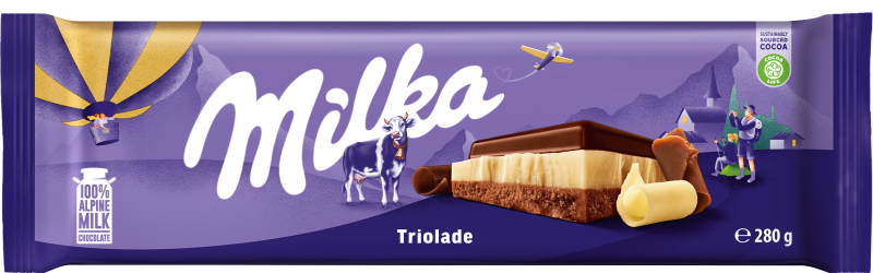 Valoshade MADARA bluered、blueyellow 2個 Milka - Triolade 280 g