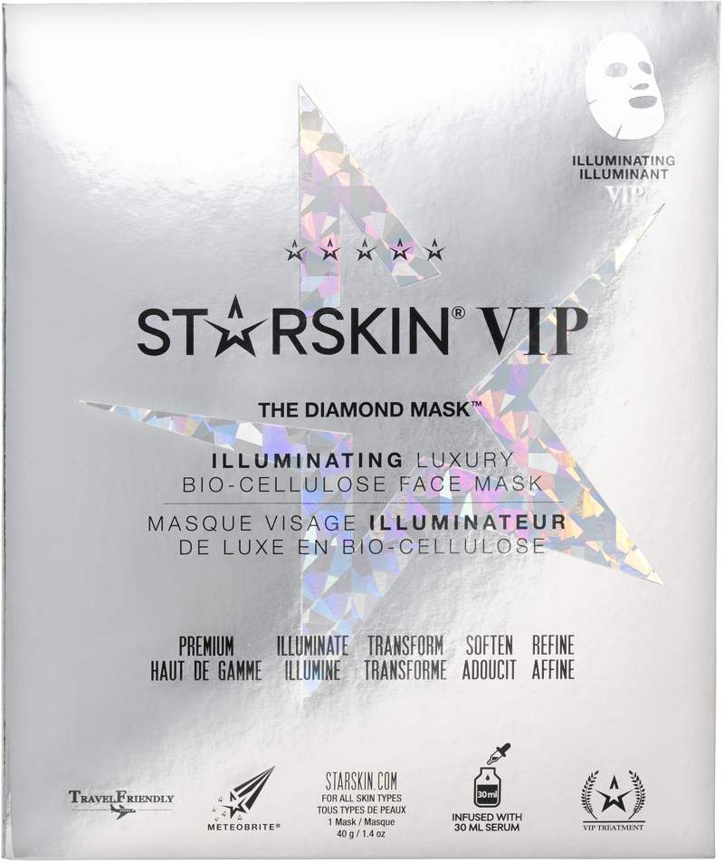Starskin - The Diamond Mask™ VIP Illuminating Coconut Bio-Cellulose ...