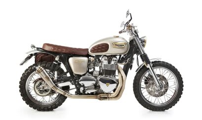 Triumph Bonneville T100 Brat Style Dr. Franklin