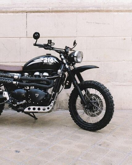 Motorcycle Tamarit number 17 Number 216 contemporary Scrambler Style