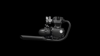 Triumph Bobber Black bike Custom Bobber Bikes